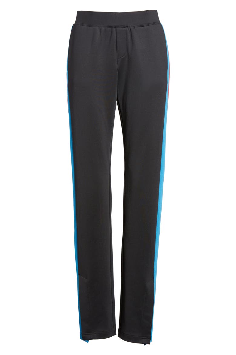 Stripe Track Pants, Alternate, color, BLACK