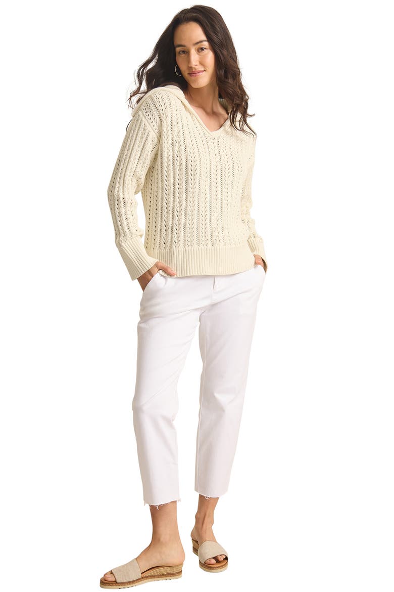 Zoe Sailor Collar Sweater, Alternate, color, BLEACHED SAND