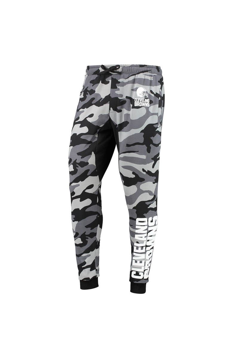 FOCO Men's FOCO Black Cleveland Browns Camo Jogger Pants, Alternate, color, 