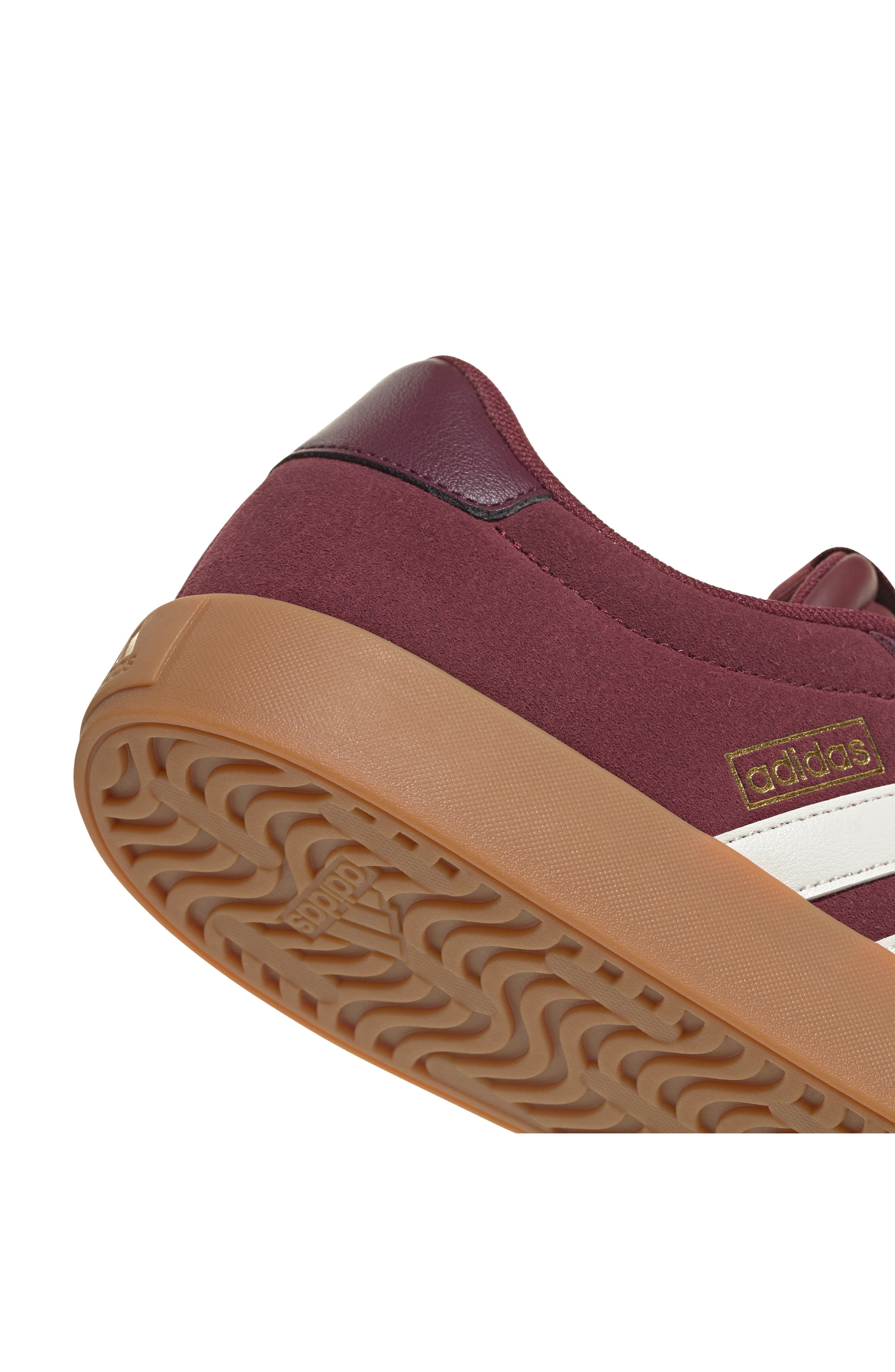 adidas VL Court 3.0 Sneaker, Alternate, color, Shadow Red/ Off White/ Maroon