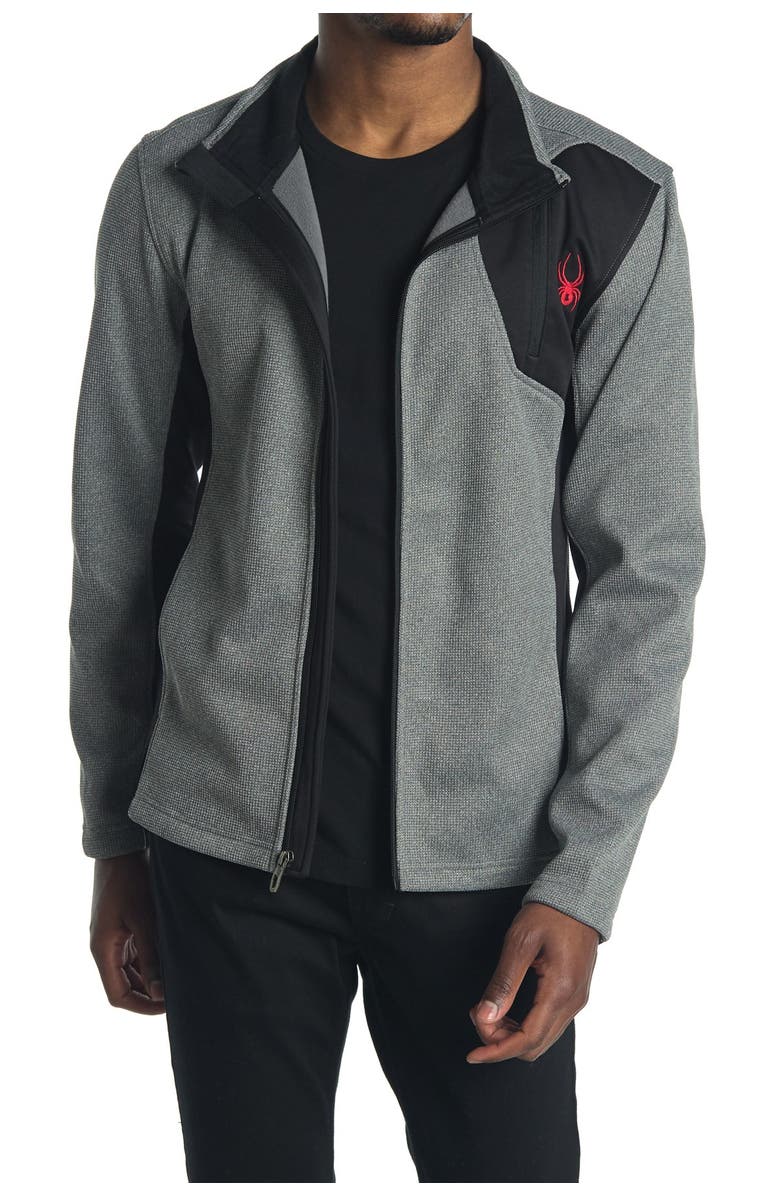 Spyder Raider Full Zip Front Jacket, Main, color, 