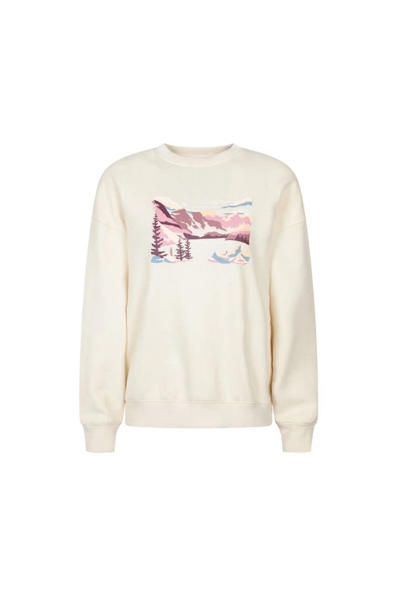Mountain Relaxed Fit Sweatshirt, Main, color, Beige