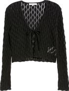 FRAME The Getaway Open Stitch Cotton Cardigan