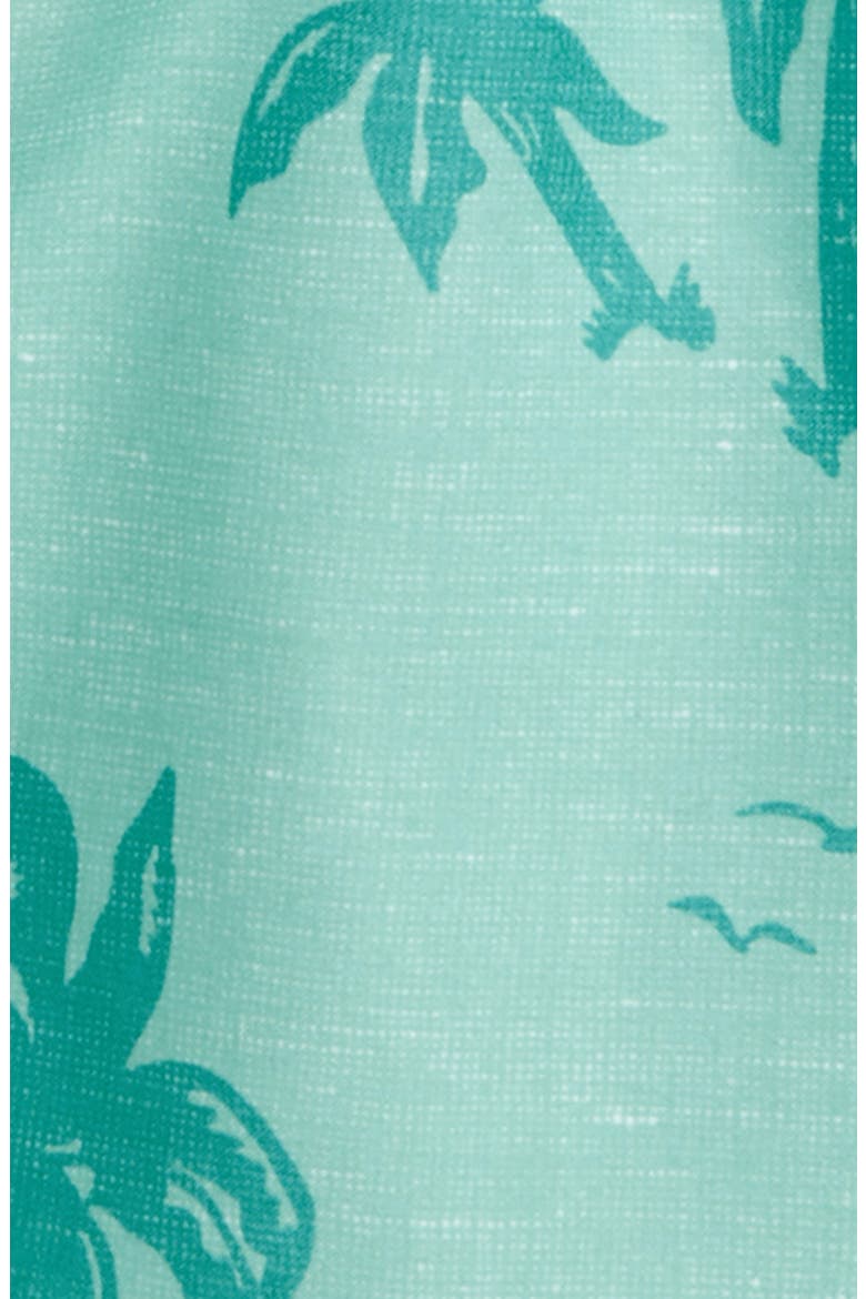 Poolside Volley Board Shorts, Alternate, color, TEAL