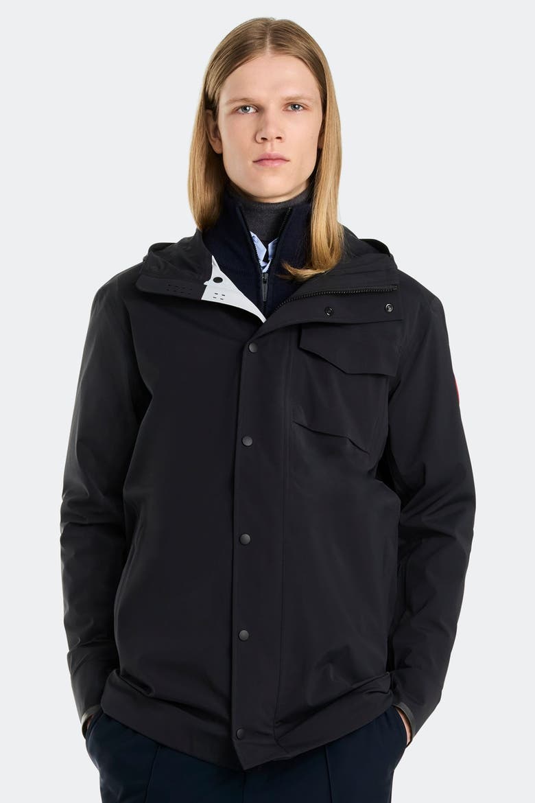 Nanaimo Rain Jacket, Alternate, color, Black