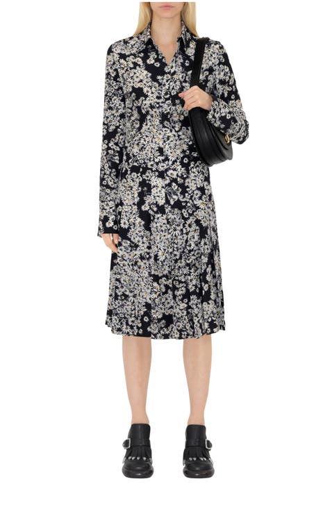 Regular Fit Daisy Silk Shirt