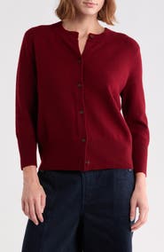 Vince Wool Blend Shrunken Cardigan