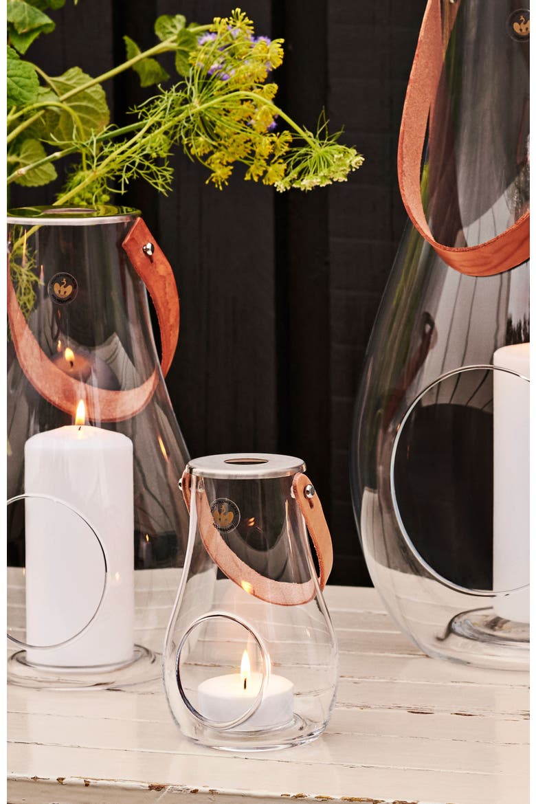 DWL Small Glass Lantern, Alternate, color, Clear