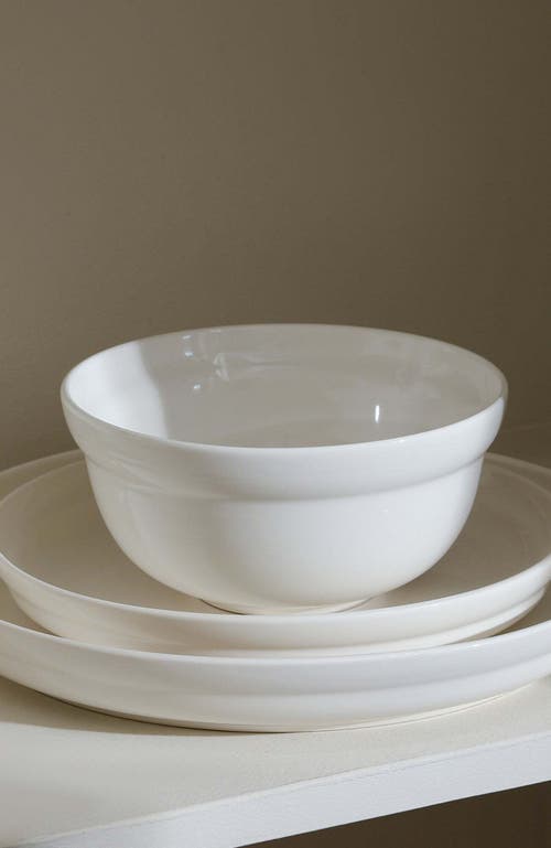 Stone Lain Virtuo Porcelain 24-piece Dinnerware Set In White