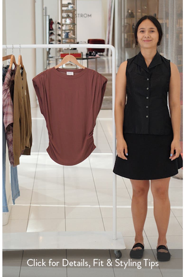 Devani Extended Shoulder Knit Top video
