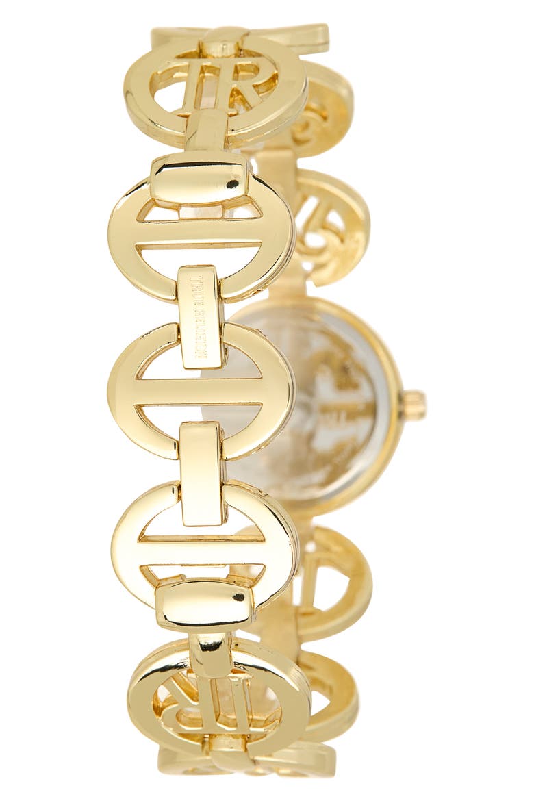 Logo Bracelet Watch, 24mm, Alternate, color, GOLD