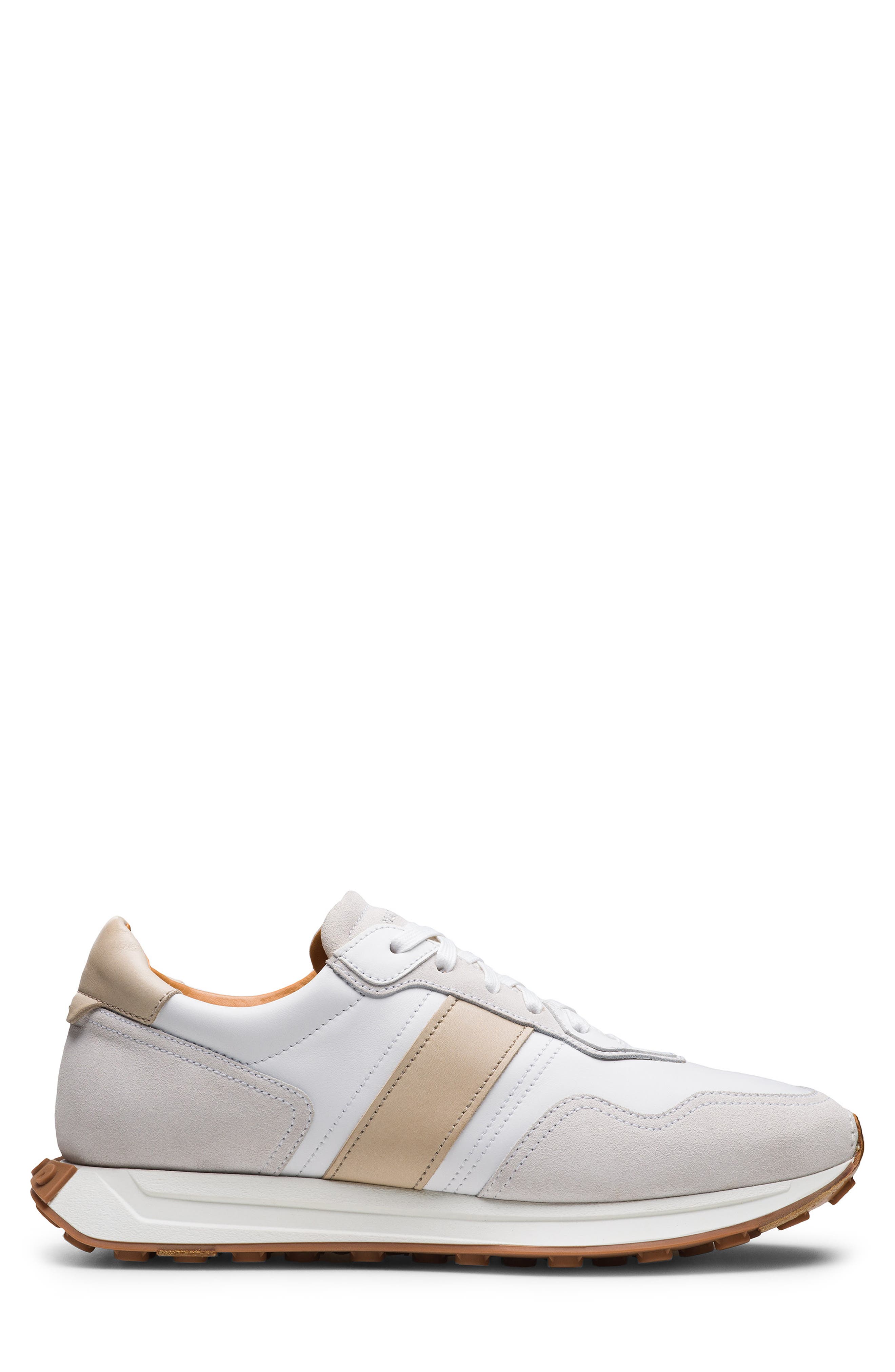 Magnanni Romero II Sneaker, Alternate, color, White And Cream