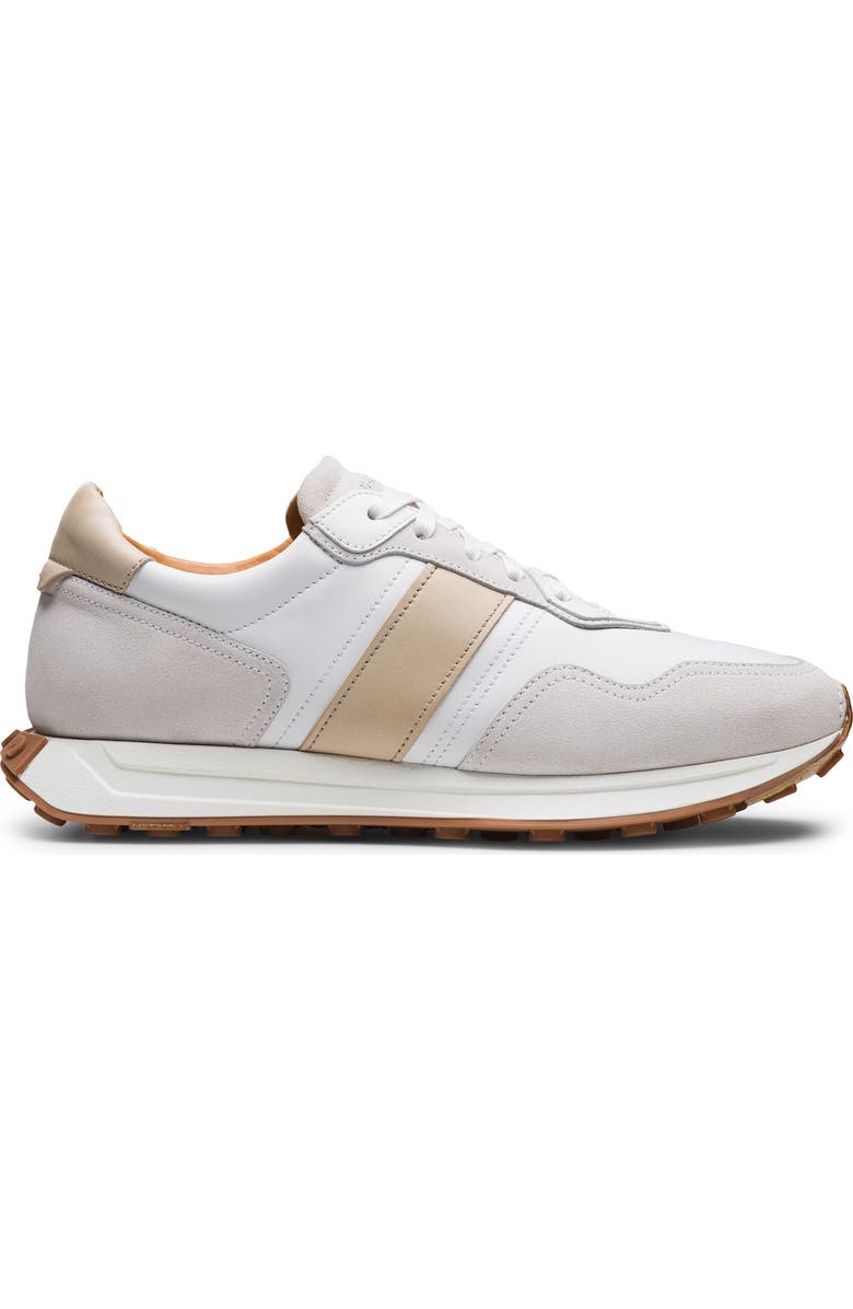 Magnanni Romero II Sneaker, Alternate, color, White And Cream
