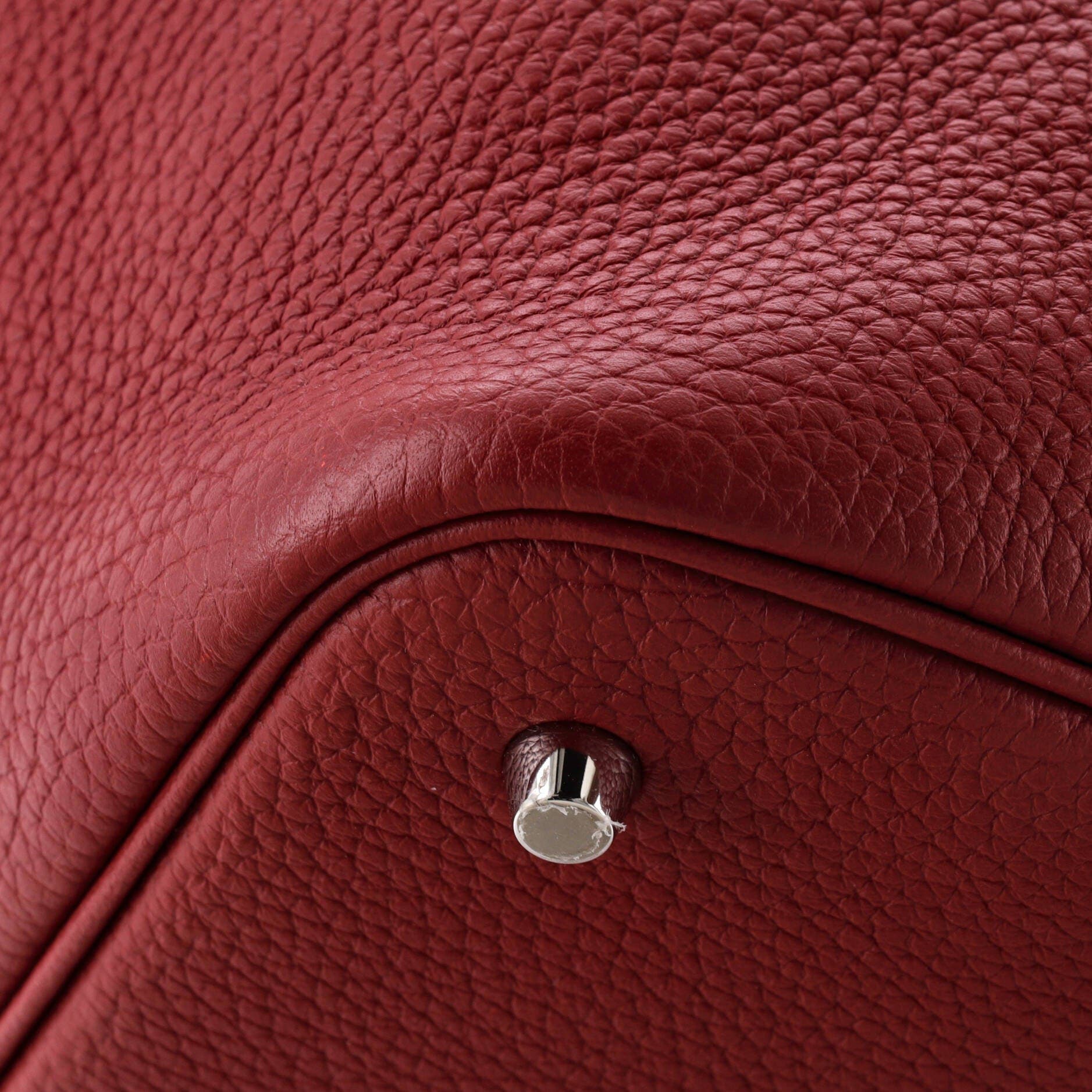 Eclat Picotin Lock Bag Clemence MM, Alternate, color, Red