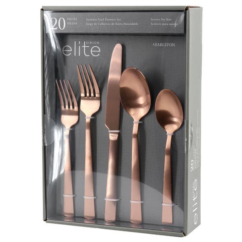 Earlston 20 Piece Stainless Steel Flatware Set