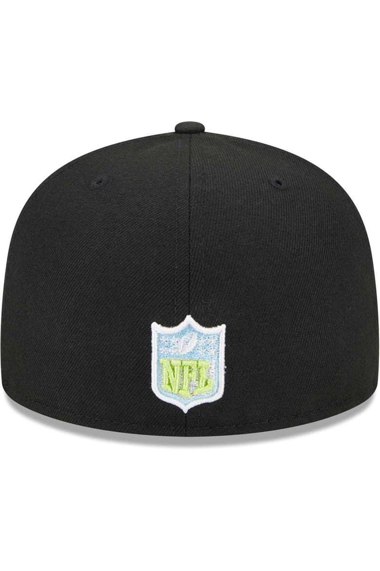 Men's New Era Black New Orleans Saints Multi 59FIFTY Fitted Hat, Alternate, color, Black