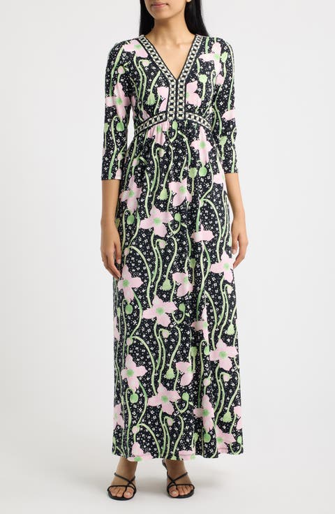 Harlynn Floral Print Maxi Dress