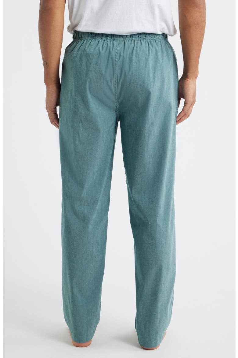 Woven Pajama Pants, Alternate, color, GREEN GARNET CHAMBRAY