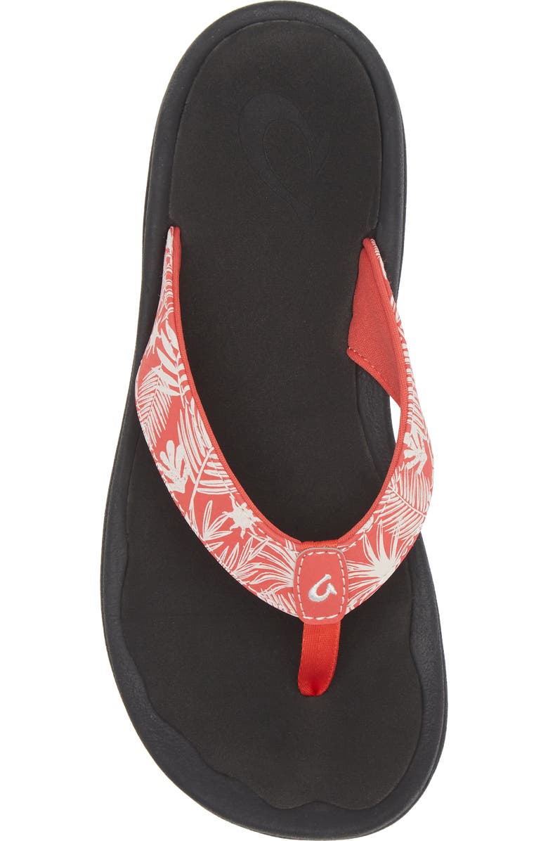 OluKai Ohana Flip Flop, Alternate, color, Black/ Black