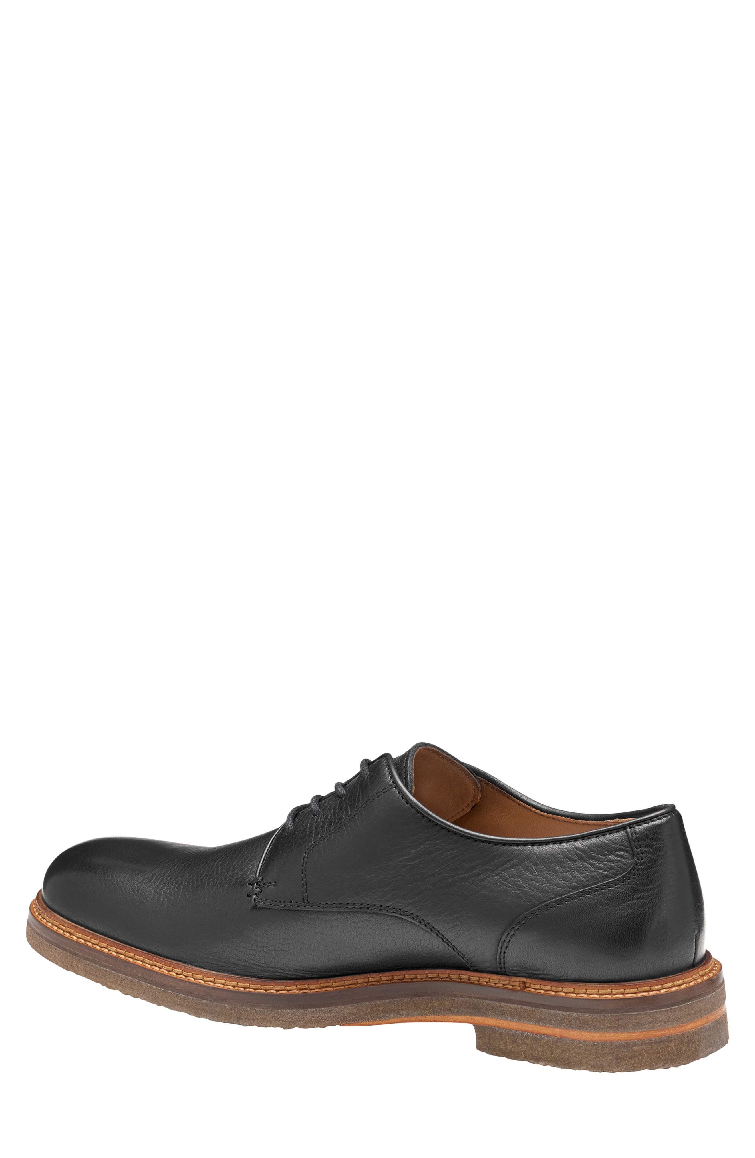 Calder Plain Toe Derby, Alternate, color, BLACK FULL GRAIN