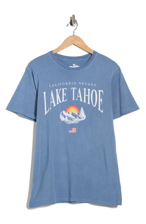 Lake Tahoe Cotton Graphic T-Shirt