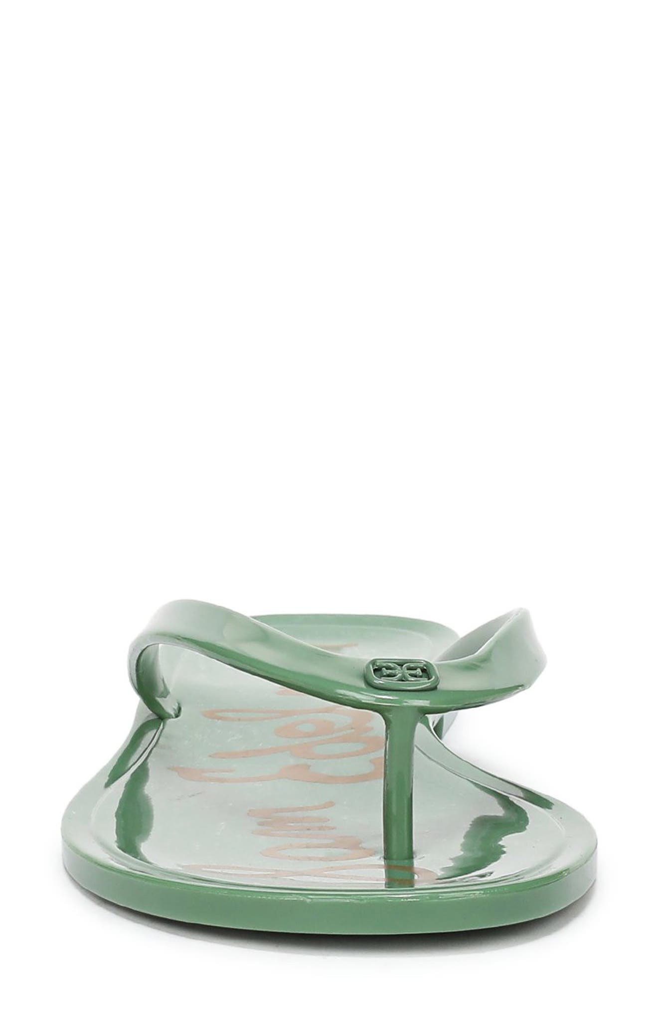 Dean Flip Flop, Alternate, color, GREEN GARDEN