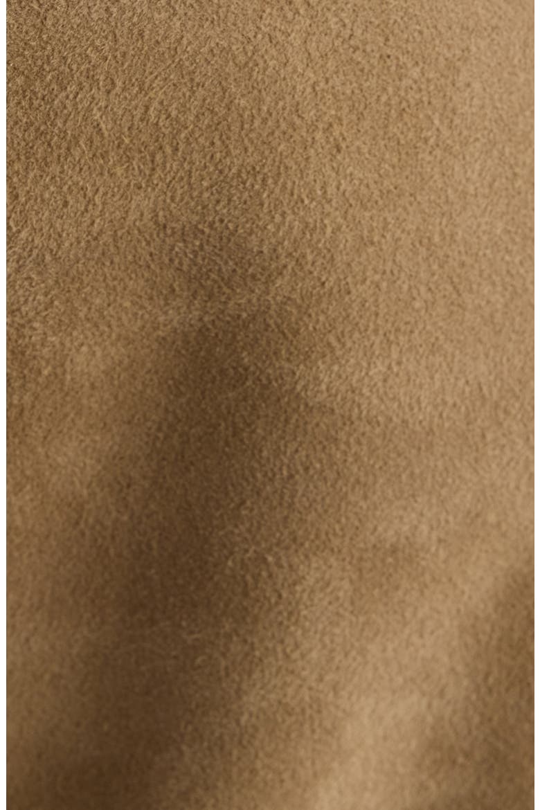 Marline Cuffed Suede Shorts, Alternate, color, BRONZE