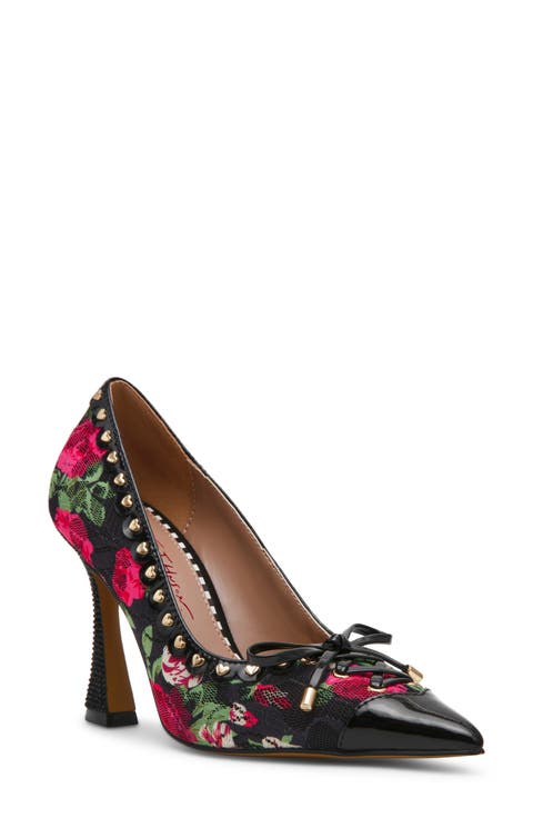 Jovi Studded Pointed Toe Pump