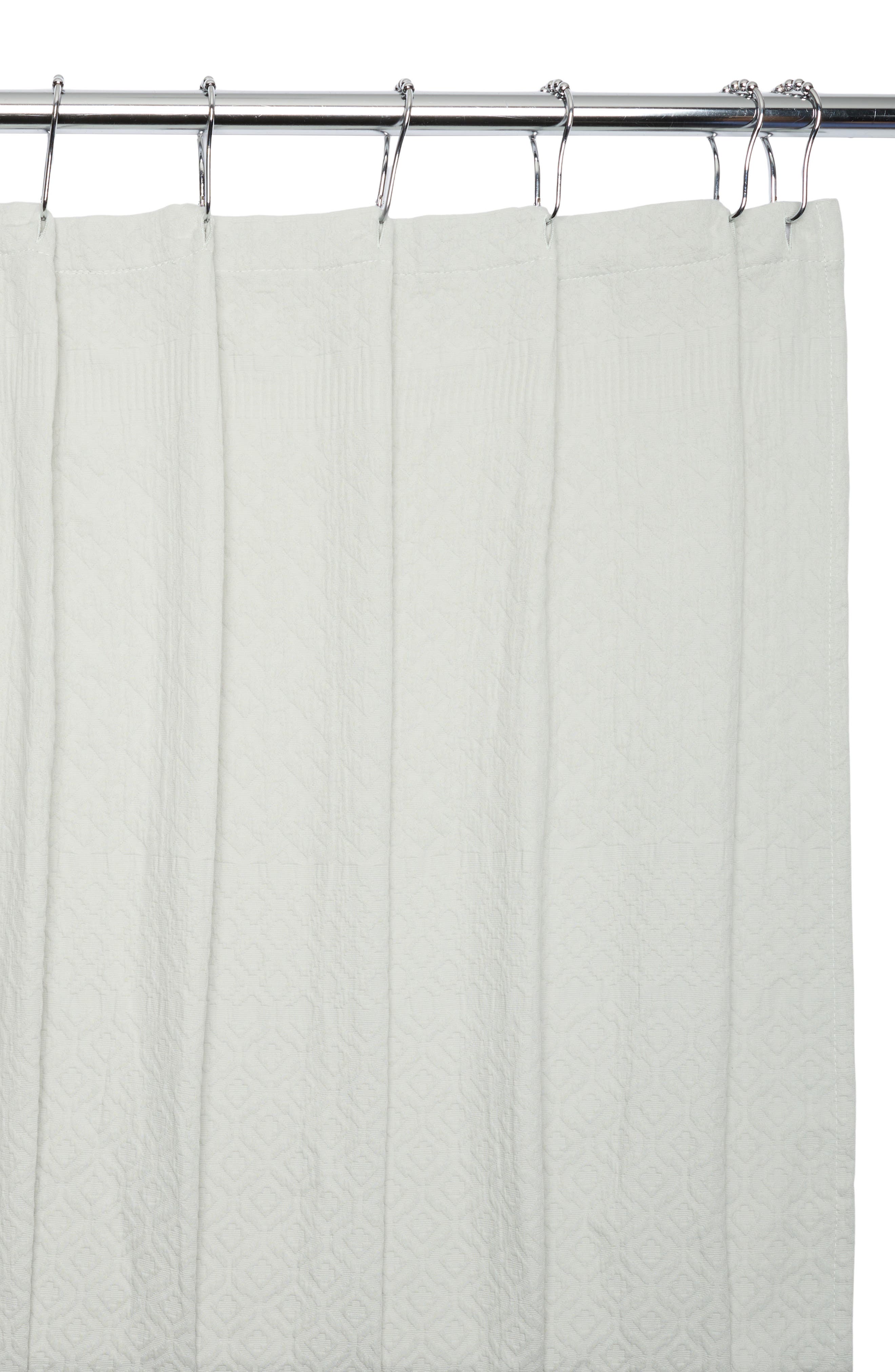 ARTISAN 34 Textured Cotton Shower Curtain