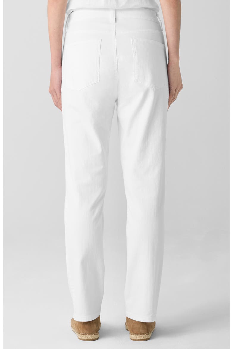 High Waist Ankle Slim Jeans, Alternate, color, WHITE