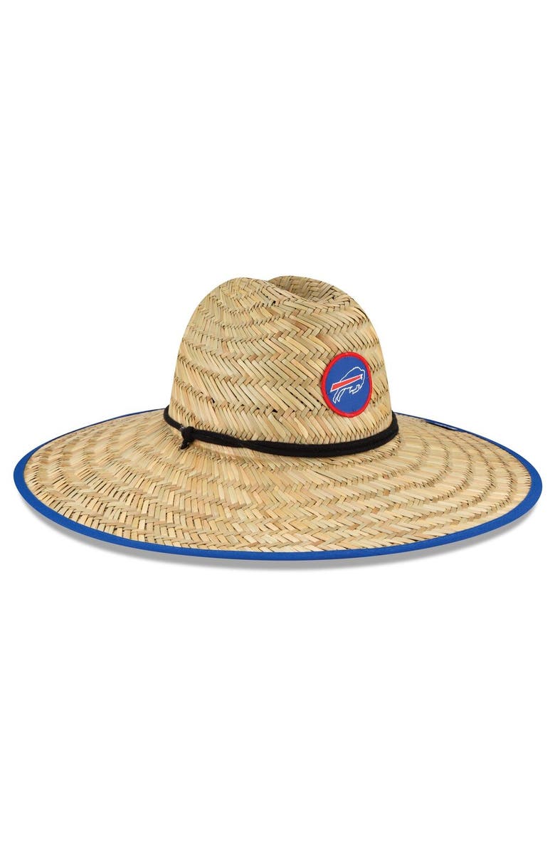 New Era Men's New Era Natural Buffalo Bills NFL Training Camp Official Straw Lifeguard Hat, Alternate, color, 