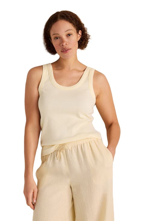 Organic Cotton Scoop Neck Tank