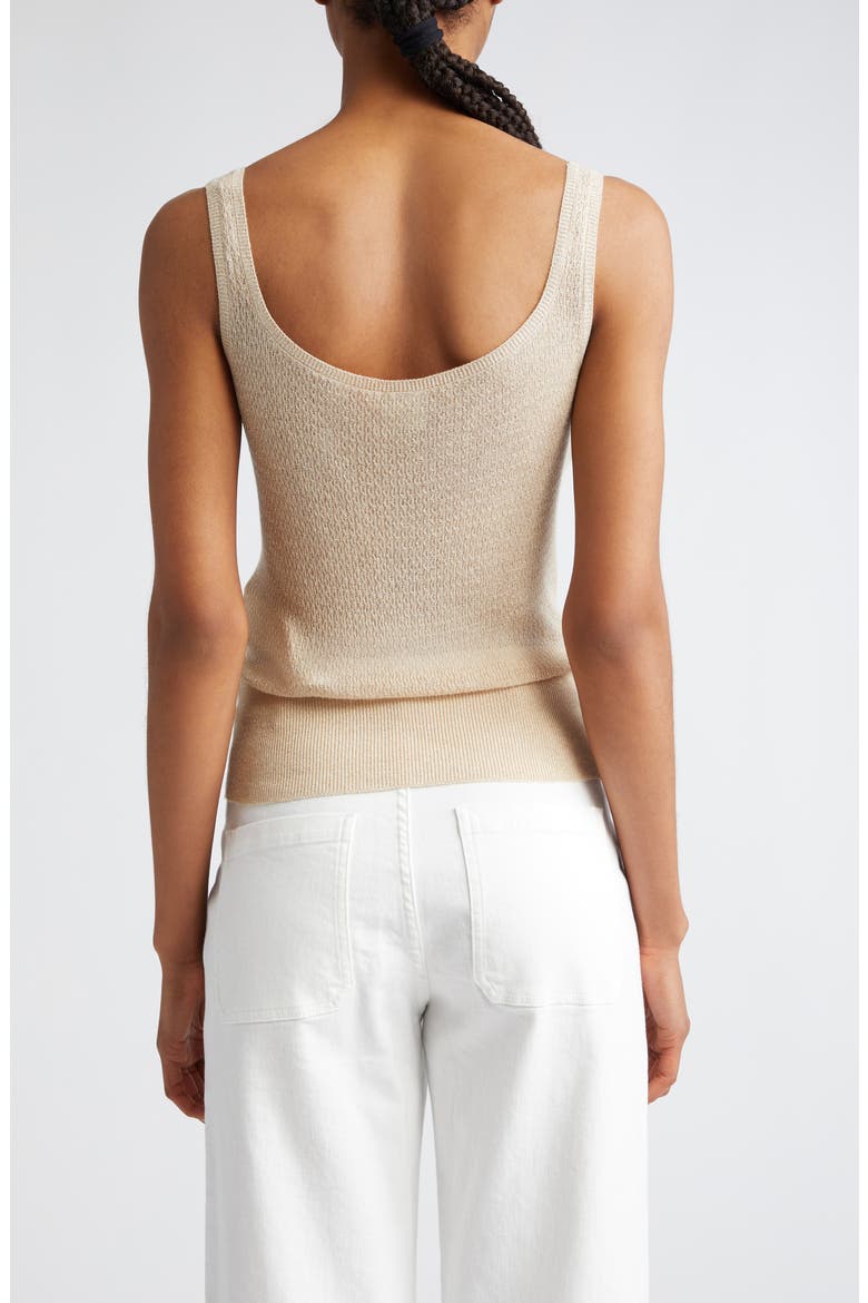 Metallic Sweater Tank, Alternate, color, GOLD