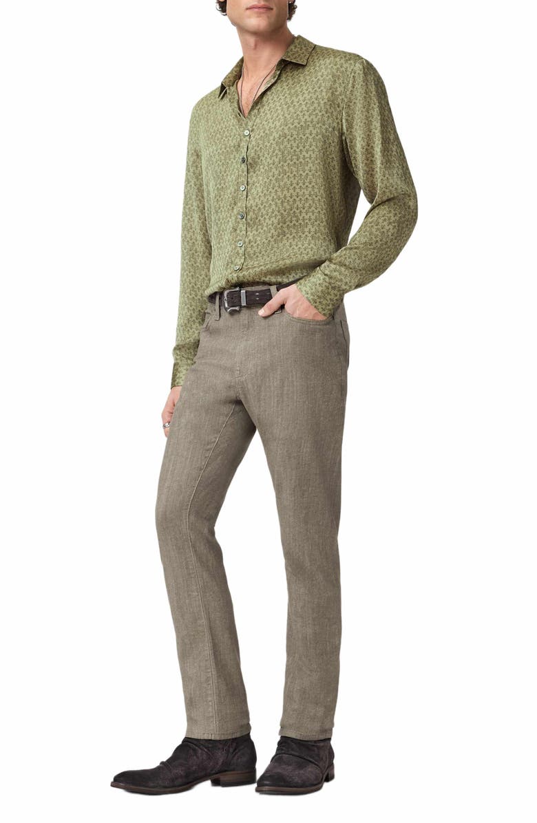 John Varvatos Bucks Button-Up Shirt, Alternate, color, Twine