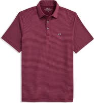 vineyard vines St. Jean Stripe Sankaty Performance Polo