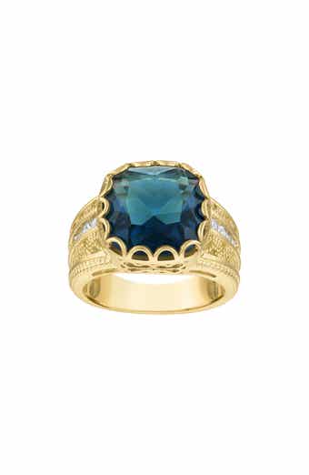 Cushion Cut Cubic Zirconia Statement Ring