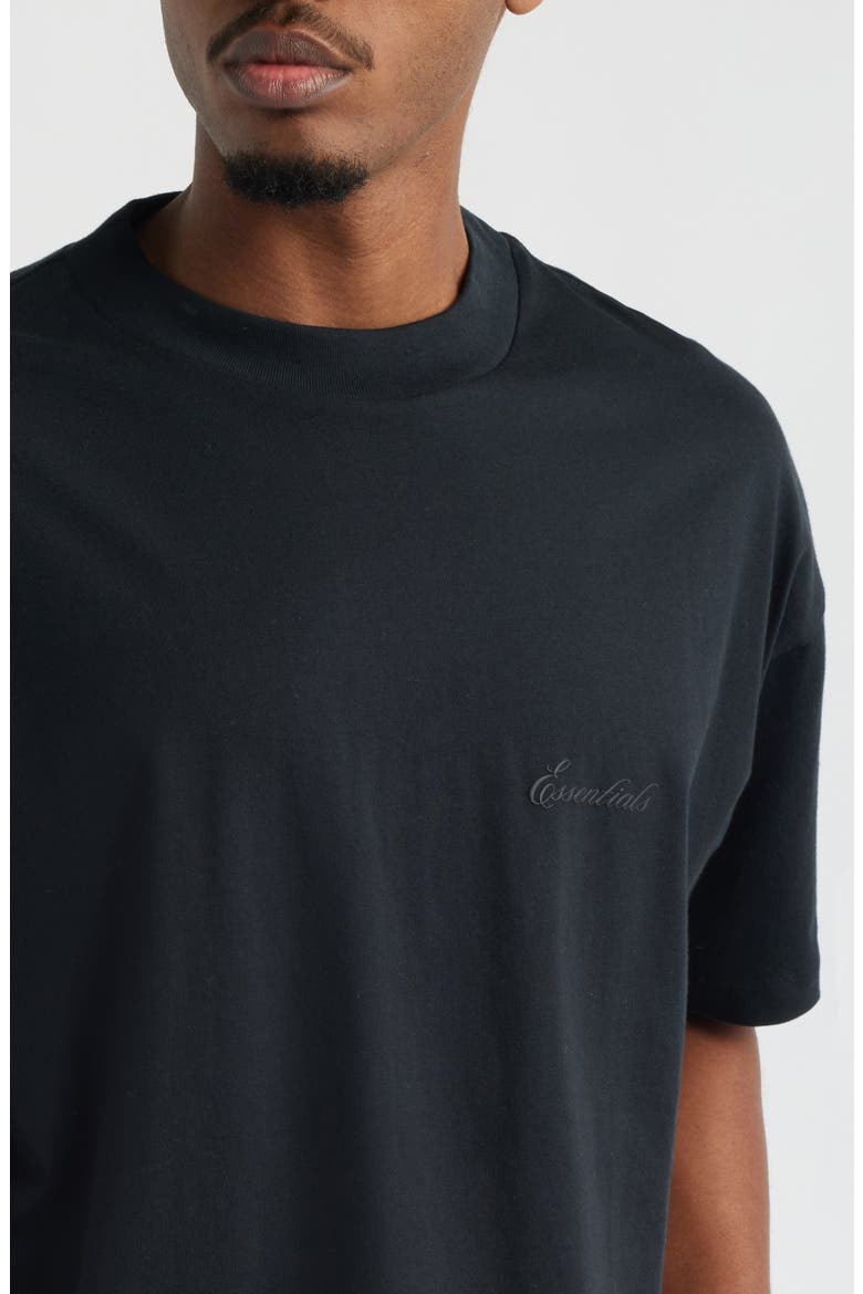 Classic Cotton Logo T-Shirt, Alternate, color, VINTAGE BLACK