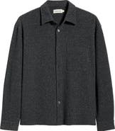 FRAME Waffle Knit Button-Up Shirt