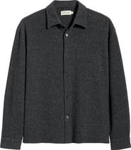 FRAME Waffle Knit Button-Up Shirt