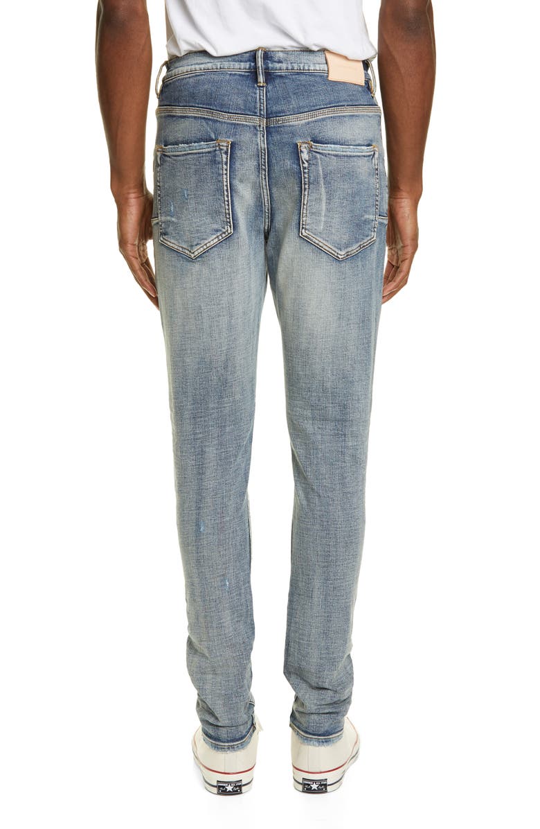 PURPLE BRAND PURPLE Dropped Slim Fit Jeans, Alternate, color,