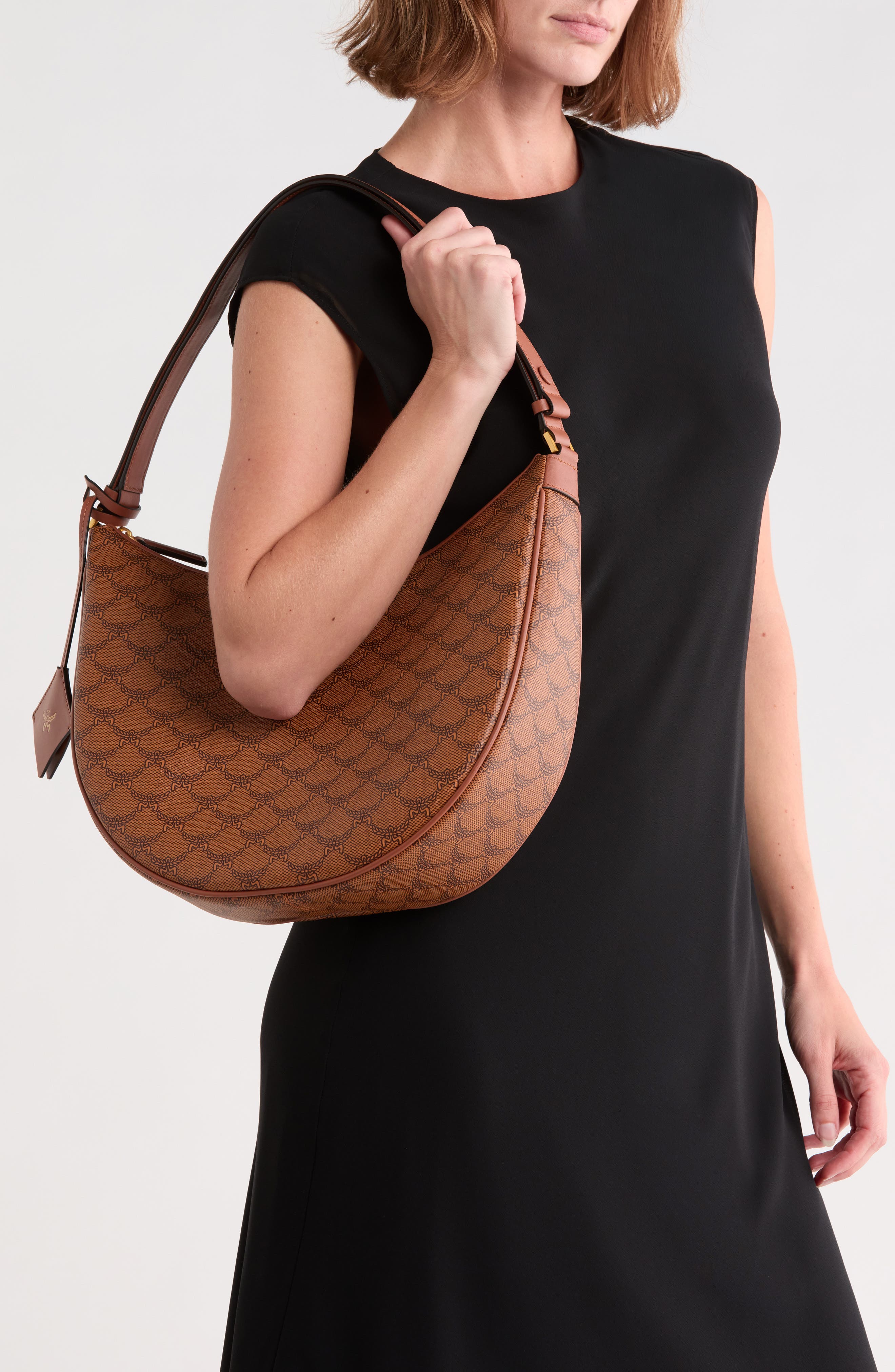Himmel Shoulder Bag, Alternate, color, COGNAC