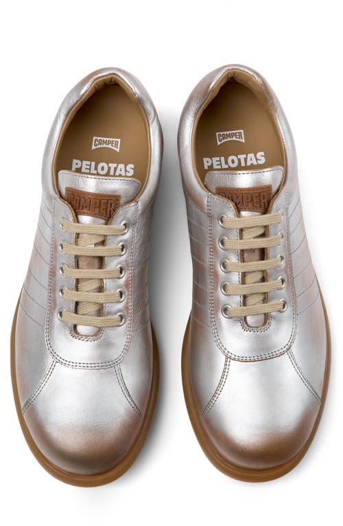 Camper Pelotas Ariel Low Top Sneaker In Silver