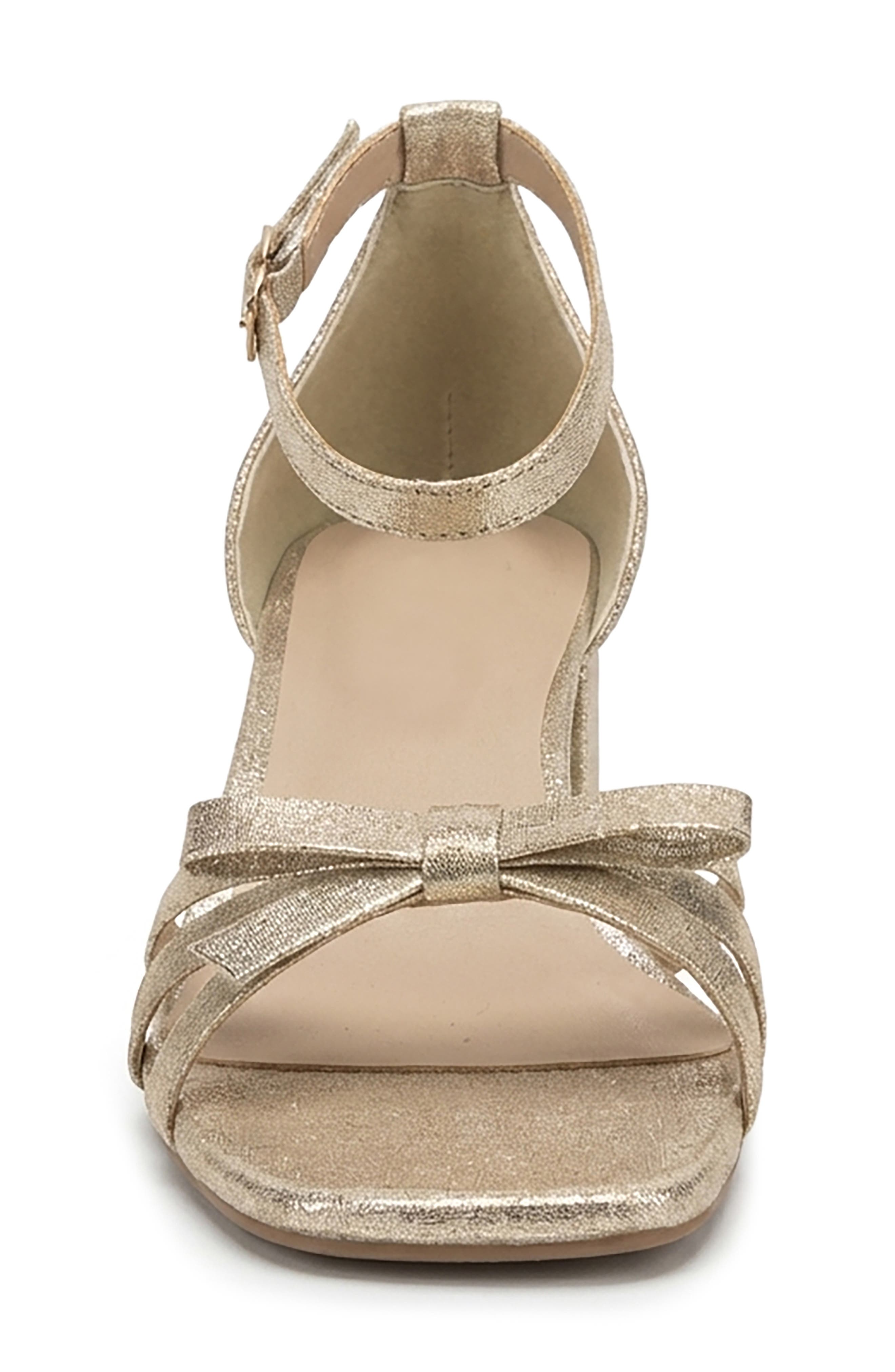JELLYPOP Kids' Zendah Ankle Strap Sandal, Alternate, color, Champagne