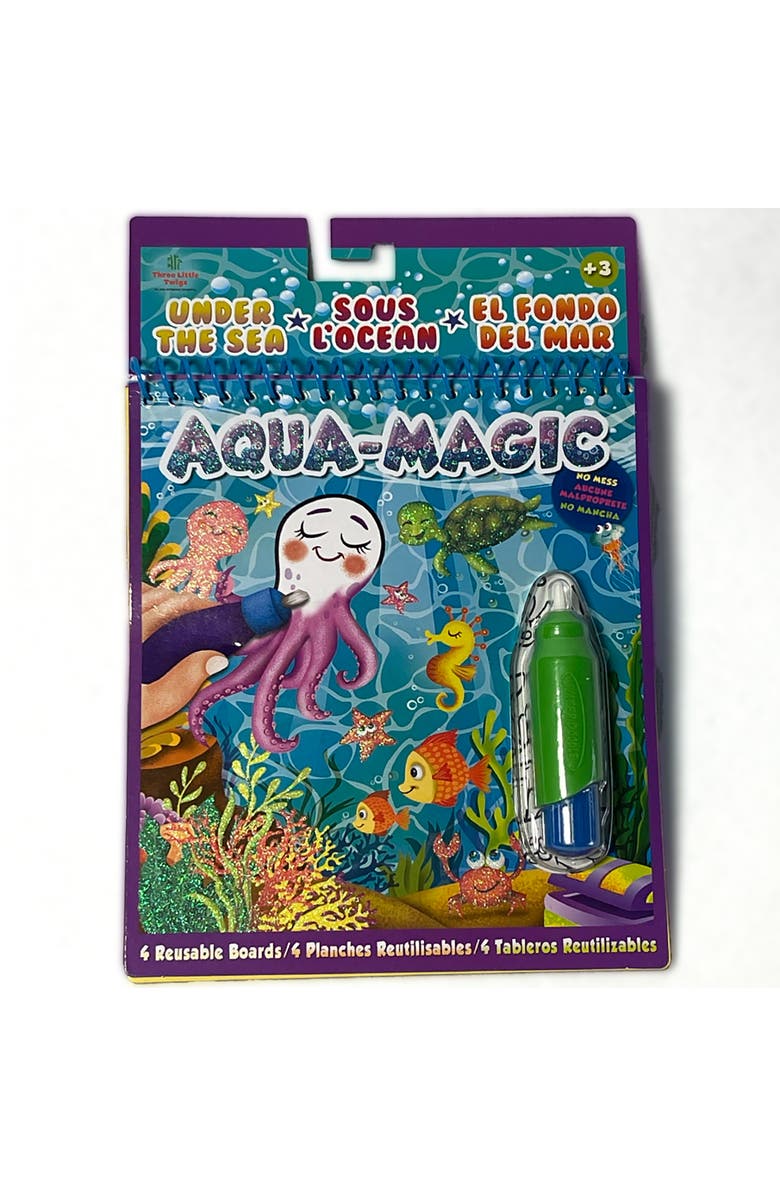 Three Little Twigs Aqua Magic Bundle 4 Pack, Assorted Reusable Books, Alternate, color, Multicolored