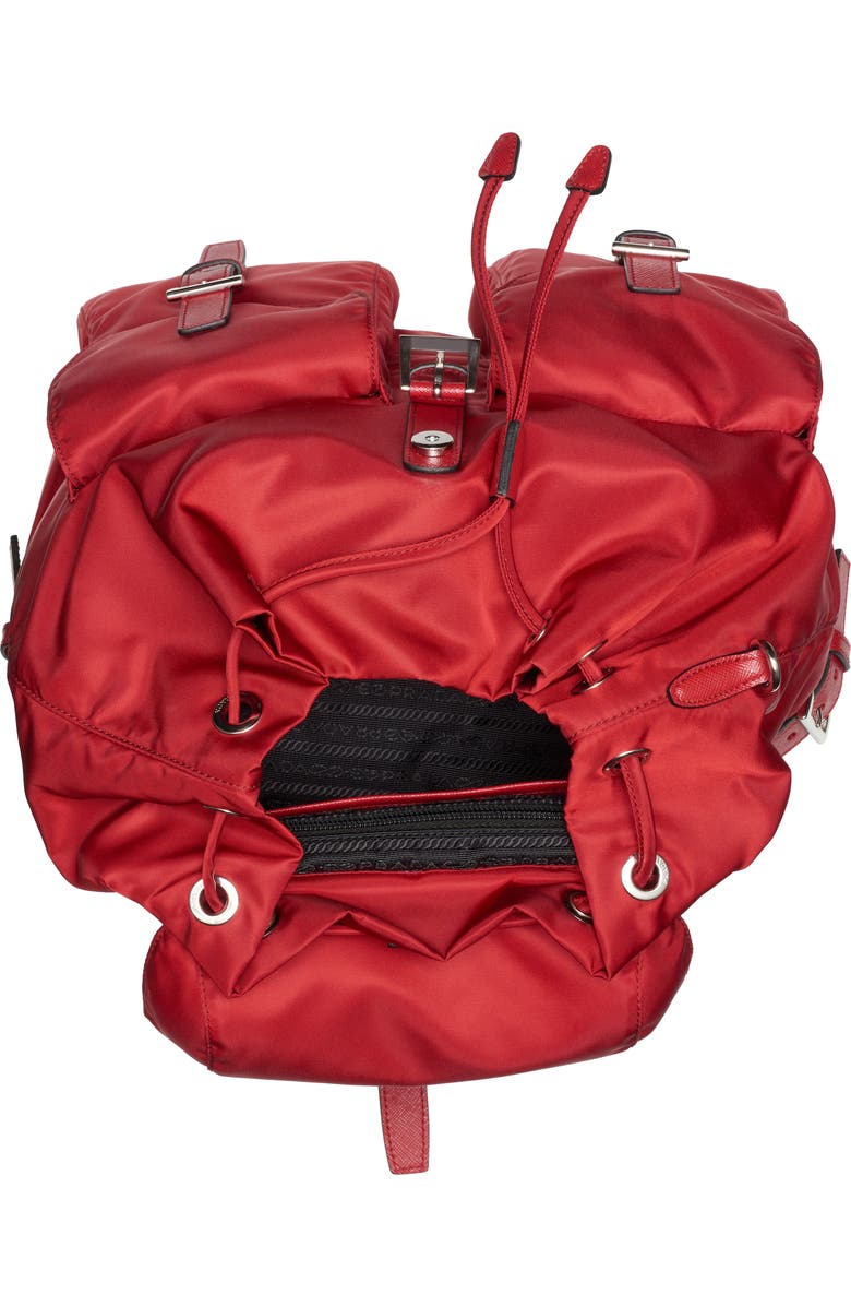Prada Vela Nylon Backpack, Alternate, color,