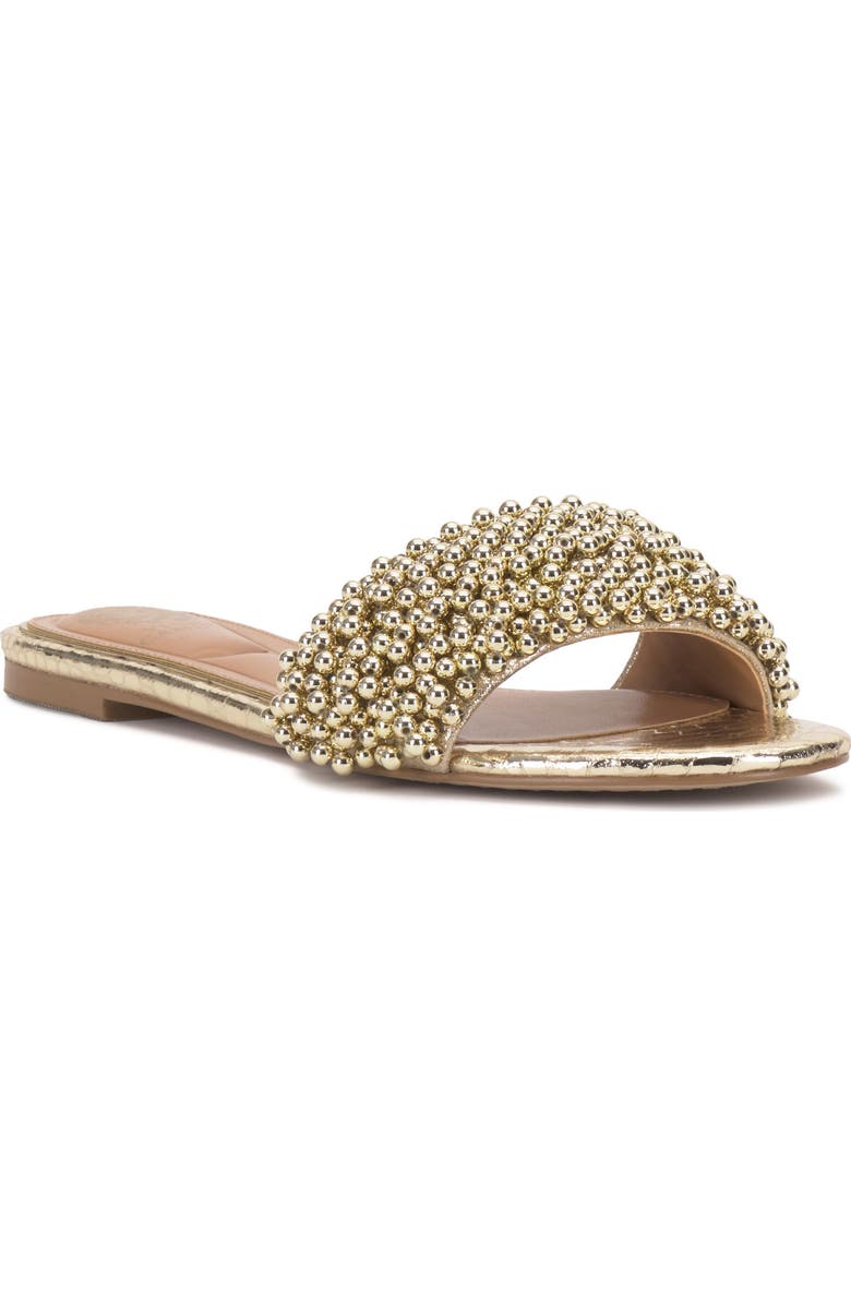 Vince Camuto Balea Slide Sandal, Main, color, Gold
