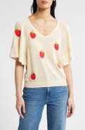 Wit & Wisdom V-Neck Batwing Sweater
