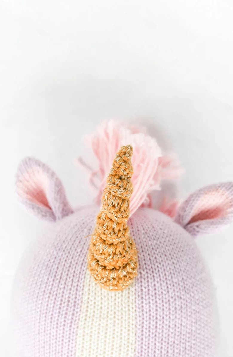 cuddle+kind Little Zoe the Unicorn Stuffed Animal, Alternate, color, Violet