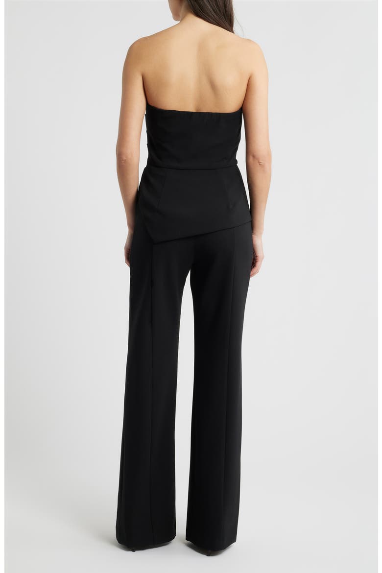 Rockie Strapless Jumpsuit, Alternate, color, BLACK