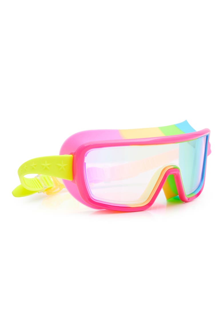 Kids' Shield Swim Goggles, Alternate, color, RAINBOW